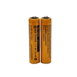 باتری نیم قلمی قابل شارژ تلفن بی سیم پاناسونیک مدل Ni-MH/HHR-55AAAB بسته 2 عددی