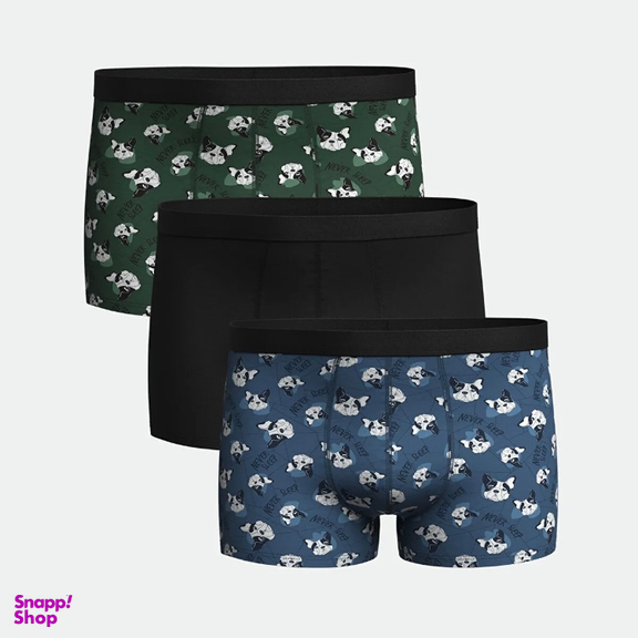 شورت مردانه ال سی وایکیکی مدل BULLDOG2 بسته 3 عددی
