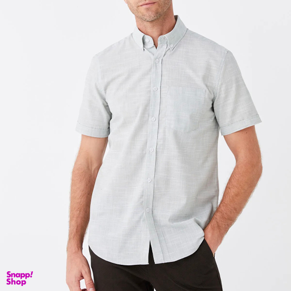 پیراهن آستین کوتاه مردانه ال سی وایکیکی مدل Tork8643