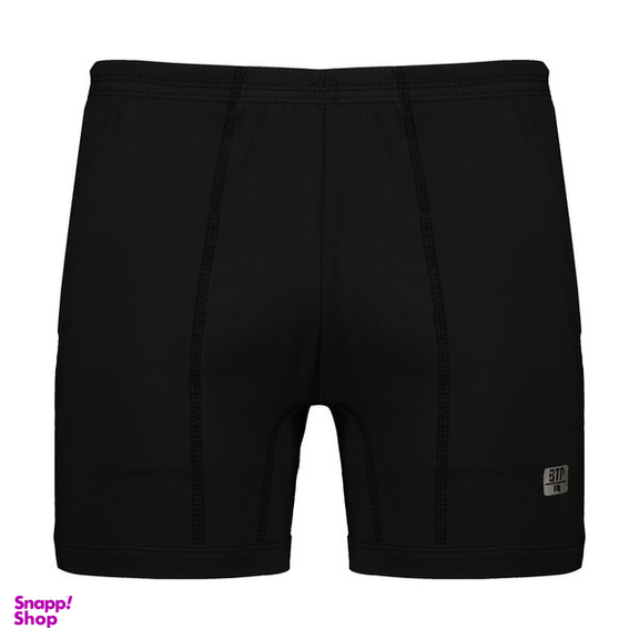 شورت پادار مردانه برهان تن پوش مدل 17-04 بسته 2 عددی رنگ مشکی