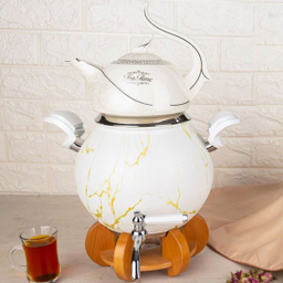 ست کتری و قوری کروپ ست مدل کیانا ماربل کد 701M