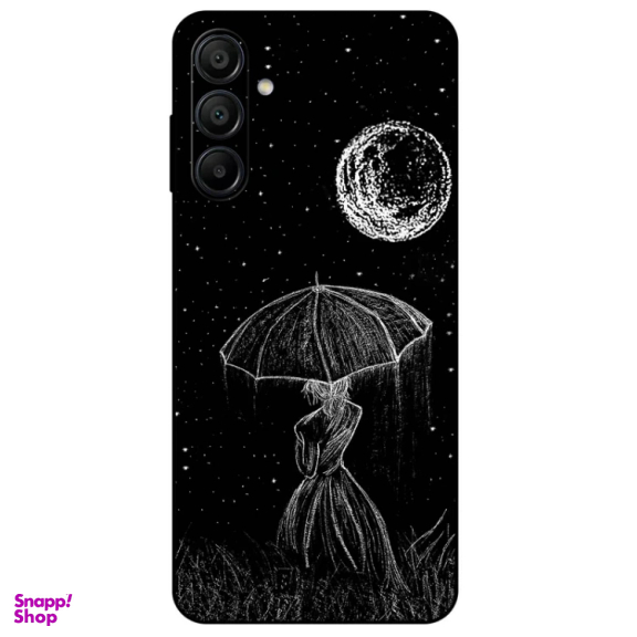 کاور گوشی موبایل مگافون طرح دختر و ماه مدل 1369 مناسب سامسونگ Galaxy A15 4G