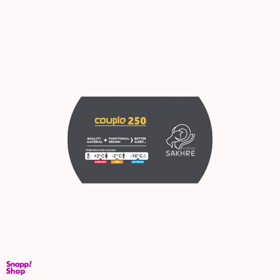 کیسه خواب صخره مدل کاپل 250 زیپ چپ سایز L