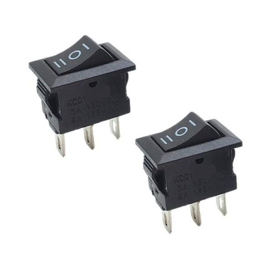 کلید راکر 3 پایه مدل 3PIN-KCD1 بسته 2 عددی