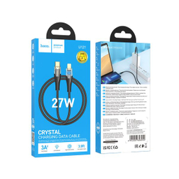 کابل تبدیل USB-C به لایتنینگ هوکو مدل U121 27W طول 1.2 متر