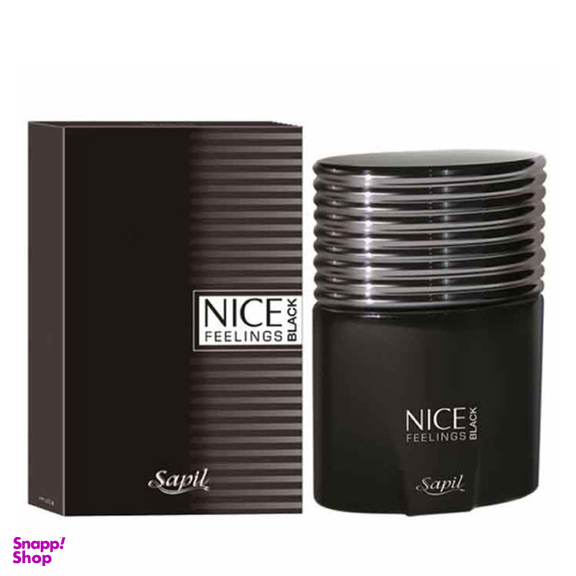 ادو تویلت مردانه ساپیل مدل Nice Feelings Black