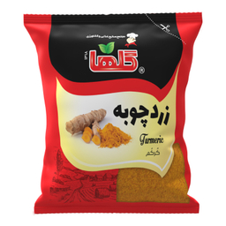 زردچوبه گلها وزن 80 گرم بسته بندی سلفون