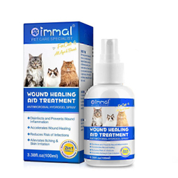 اسپری التیام بخش زخم گربه اویمال مدل Oimmal Wound Healing Aid Treatment کد 33976 حجم 100 میلی لیتر