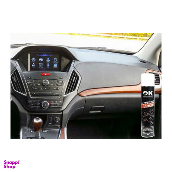 اسپری پولیش و واکس داشبورد اوکی مدل Best حجم 300 میلی لیتر بسته دو عددی