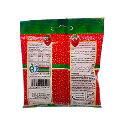 پاستیل لقمه ای نواری با طعم توت فرنگی مارابو وزن 50 گرم بسته 24 عددی