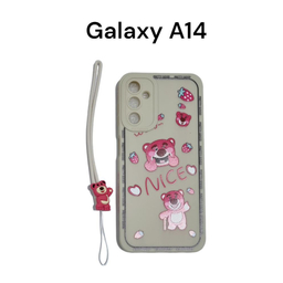 کاور موبایل کینگ پاور مدل Bear مناسب سامسونگ Galaxy A14 به همراه آویز