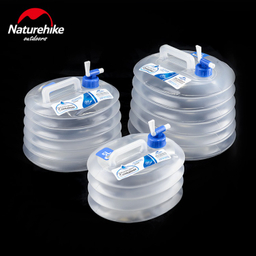 دبه آب تاشو نیچرهایک مدل PE Folding Bucket کد S002-T ظرفیت 10 لیتر