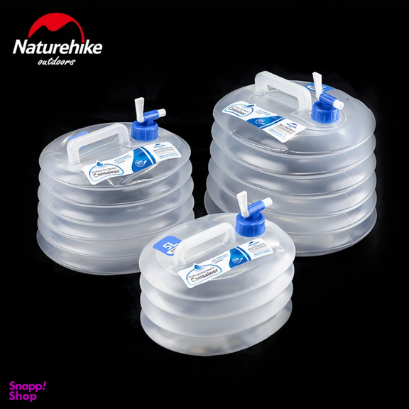 دبه آب تاشو نیچرهایک مدل PE Folding Bucket کد S002-T ظرفیت 10 لیتر