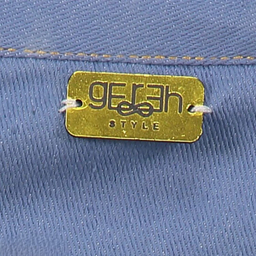 شلوار جین زنانه گره استایل مدل آپاچی رنگ آبی