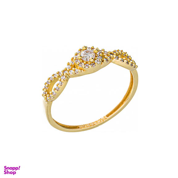 انگشتر طلا 18 عیار زنانه جواهری سون کد 2474