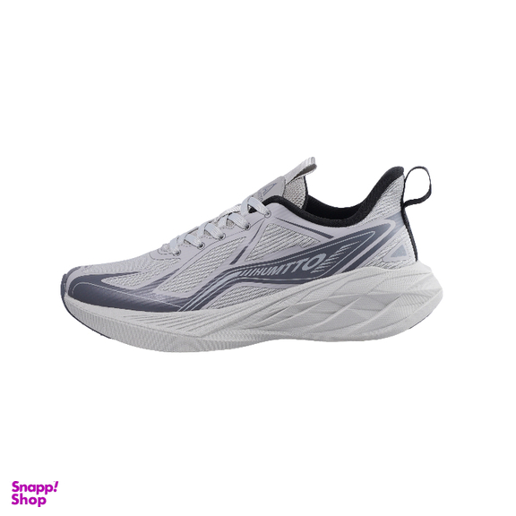 کتانی ورزشی مردانه هامتو کد B1256 رنگ طوسی