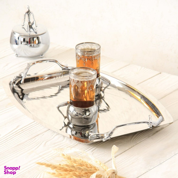 سینی استیل لیزری سالینو کد SS-90082