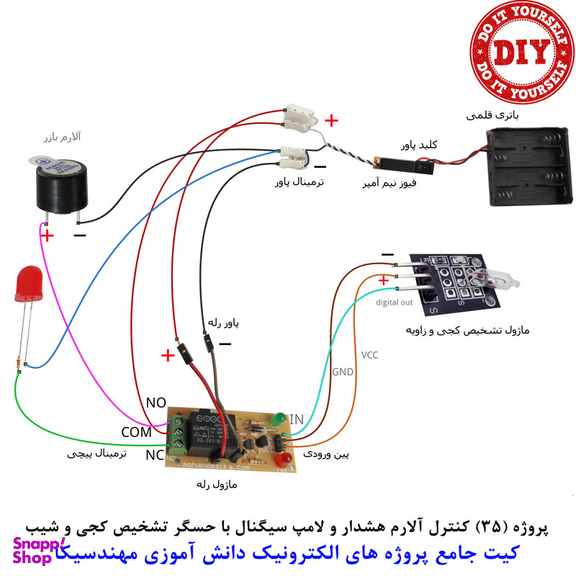 کیت آموزش الکترونیک مهندسیکا مدل 55 پروژه جامع دانش آموزی DIY+55