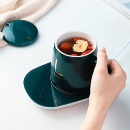 ماگ حرارتی لاکی مدل Temperature Plus به همراه صفحه گرم کن برقی