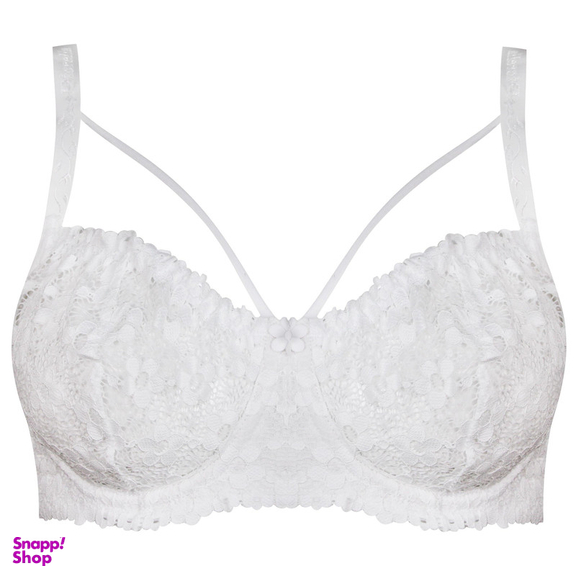 ست شورت و سوتین زنانه کارنا رز مدل فنردار کد 5169 رنگ سفید