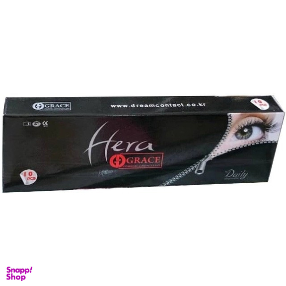 لنز چشم گریس هرا شماره 9 رنگ خاکستری دور مشکی