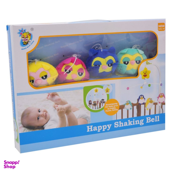 آویز تخت کودک مدل polishi Happy Shaking Bell 243