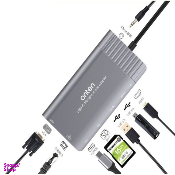 USB هاب 8 پورت Type-C اونتن مدل OTN 95117