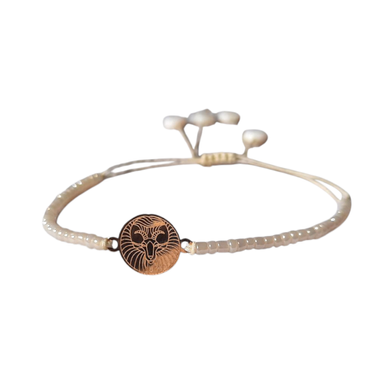 دستبند طلا 18 عیار زنانه مدل ماه دی کد 074542