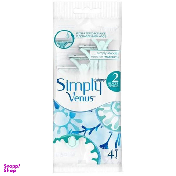 خود تراش ژیلت مدل Venus new بسته 4 عددی