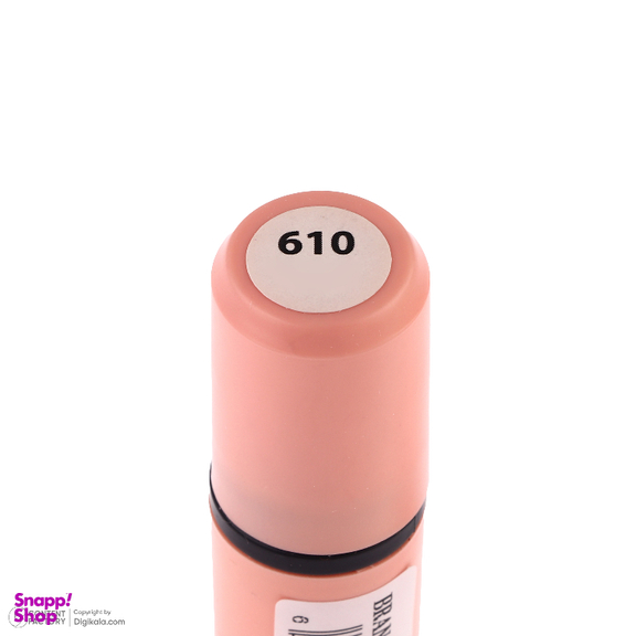 رژ لب جامد مات برانوس مدل Long Lasting شماره 610 رنگ قرمز