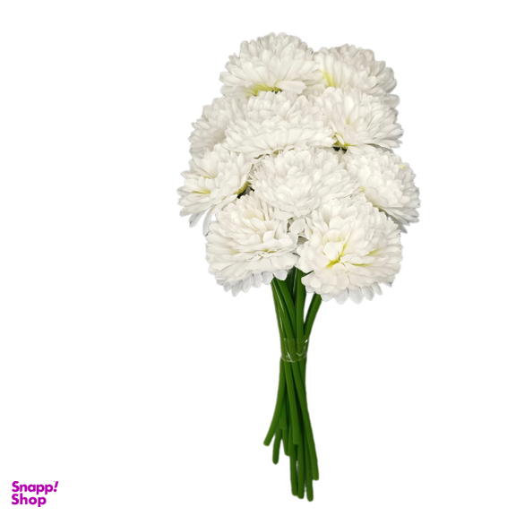 دسته گل مصنوعی مدل داوودی بسته 10 عددی