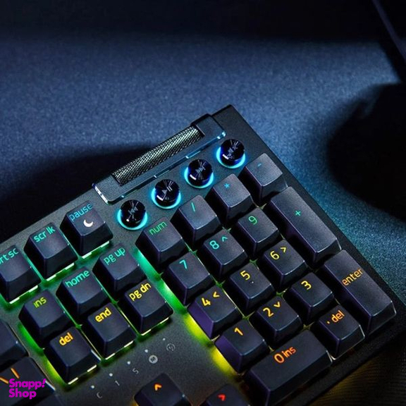 کیبورد باسیم ریزر مدل Blackwidow V4 Yellow SW