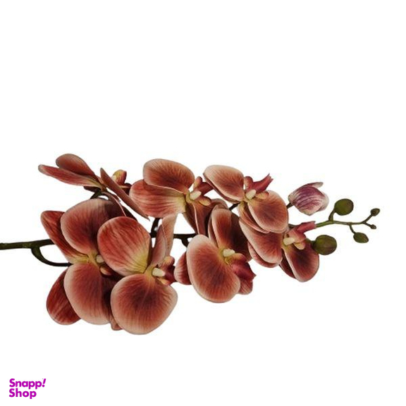 گل مصنوعی ارکیده کد 11053 رنگ زرشکی