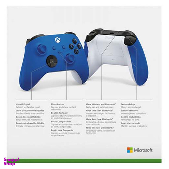 دسته ایکس باکس مایکروسافت (Microsoft) سری جدید رنگ Shock Blue