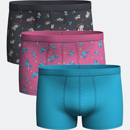 شورت پادار مردانه ال سی وایکیکی مدل S55099Z8 بسته 3 عددی