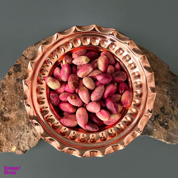 آجیل خوری مسی مدل ارکیده کد ZH345.3