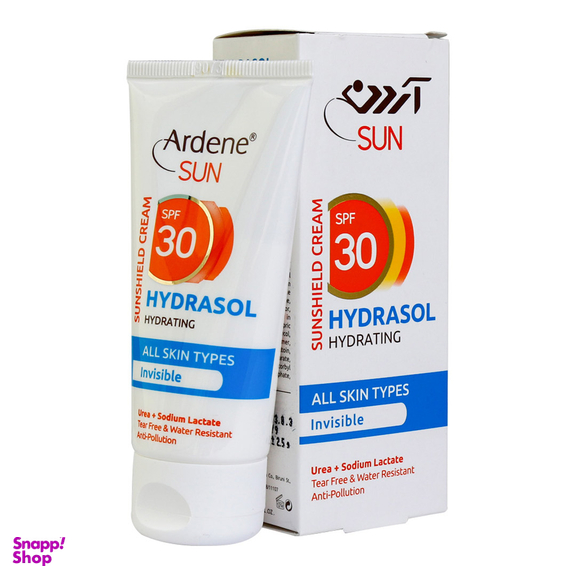 کرم ضد آفتاب آردن مدل Hydrasol بی رنگ با SPF 30 حجم 50 میلی‌ لیتر