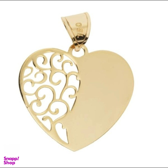 پلاک گردنبند طلا 18 عیار زنانه پانسی طرح قلب فانتزی کد ne9004