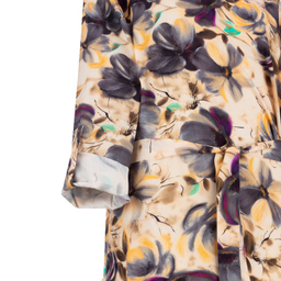 پیراهن ساحلی یقه گرد زنانه السانا مدل رنگین کد 220307 رنگ شکلاتی