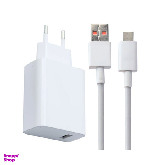 شارژر دیواری طرح شیائومی مدل MDY-11-EZ-33W-QC.4.0 به همراه کابل تبدیل USB-C