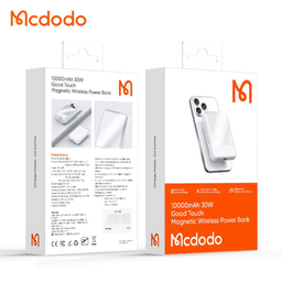 پاوربانک وایرلس مک دودو مدل MC-5931 ظرفیت 10000 میلی آمپر ساعت
