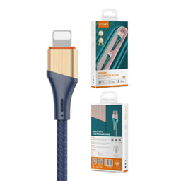 کابل شارژ USB به Lightning الدینیو مدل LS631 طول 1 متر