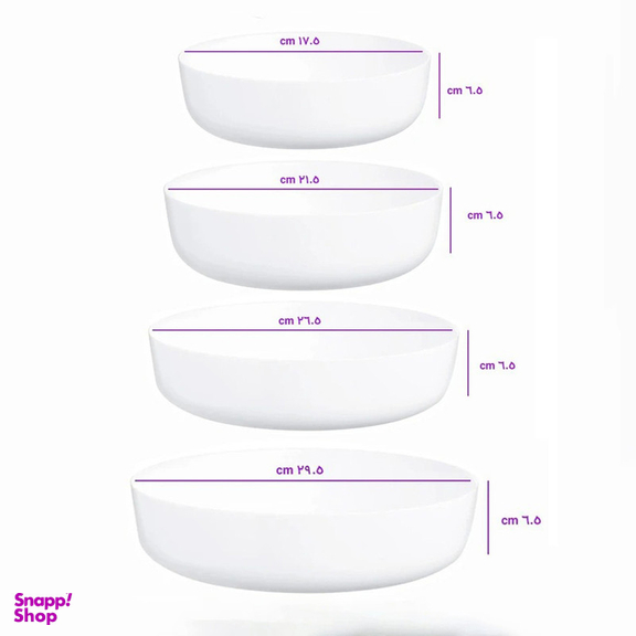 ظرف پخت گلدن اپال مدل PRX-4PCS مجموعه 4 عددی