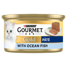 کنسرو غذای گربه گورمت مدل ماهی تن Ocean Fish Pate وزن 85 گرم