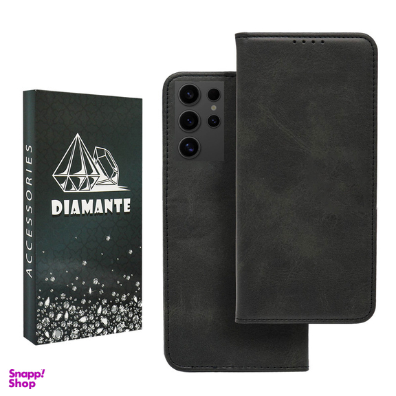 کیف کلاسوری دیامانته مدل Spork Bk مناسب گوشی موبایل سامسونگ Galaxy S23 Ultra