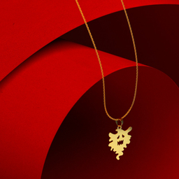 گردنبند طلا 18 عیار زنانه مدوپد مدل روح کد G3-1-1090