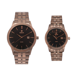 ست ساعت مچی عقربه ای زنانه و مردانه سورین مدل GL1069J-SG10G