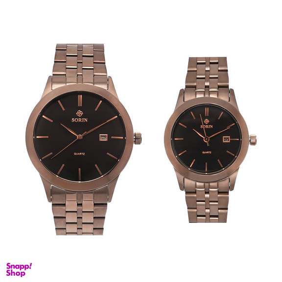 ست ساعت مچی عقربه ای زنانه و مردانه سورین مدل GL1069J-SG10G