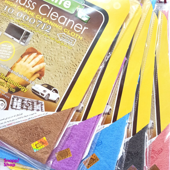 دستمال نظافت خودرو وایت اند وایت مدل میکروفایبر gold series T.evim