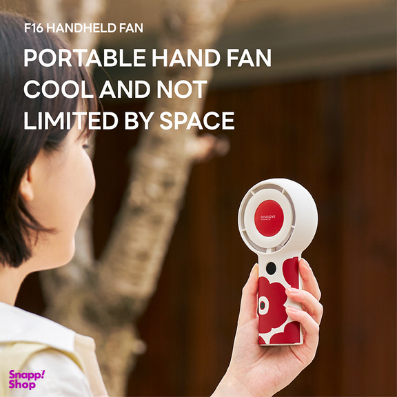 پنکه شارژی ای آی سو لاو مدل F16 Red Flower